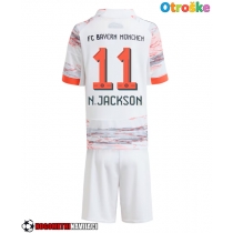 Otroške Nogometnih dresov Bayern Munich Nicolas Jackson #11 Gostujoči 2025-26 Kratki rokavi (+ hlače)